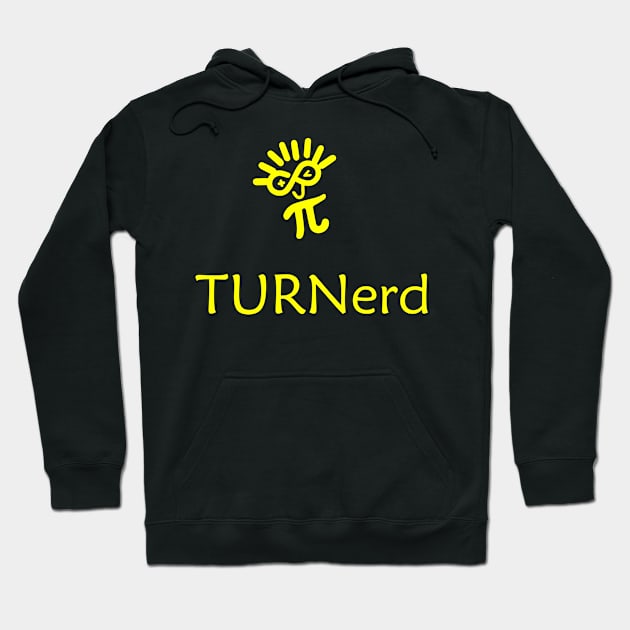 logo yellow Hoodie by TURNerd